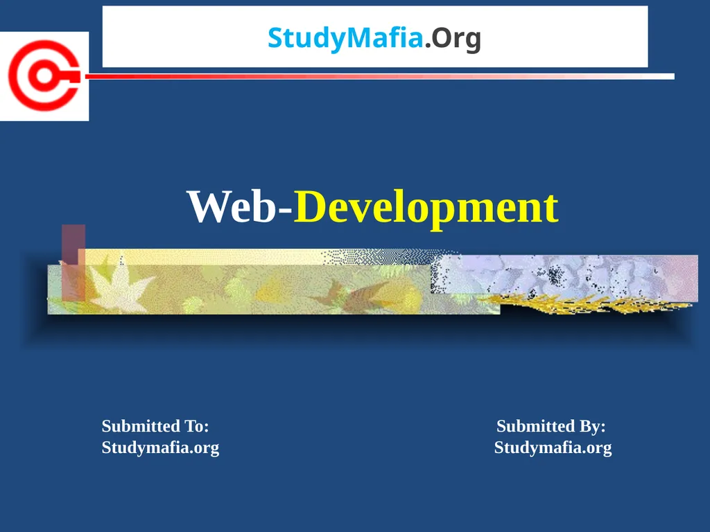 StudyMafia.Org Submitted To: Submitted By: - slide 1 of 19