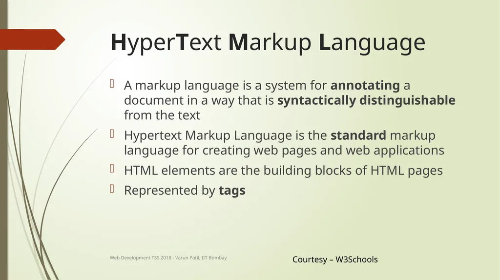 Web Development Technical Summer School 2018, IIT - slide 27 of 33
