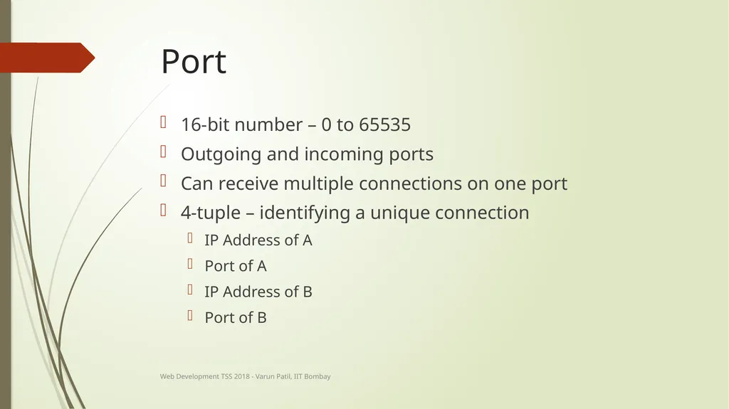 Web Development Technical Summer School 2018, IIT - slide 15 of 33