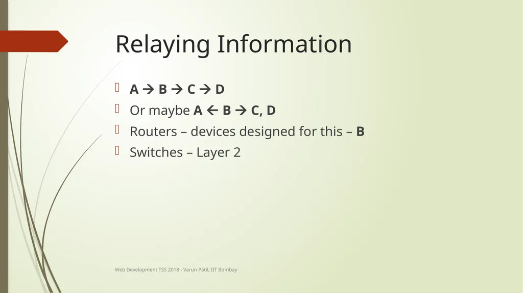 Web Development Technical Summer School 2018, IIT - slide 10 of 33