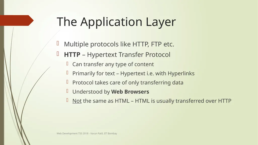 Web Development Technical Summer School 2018, IIT - slide 19 of 33
