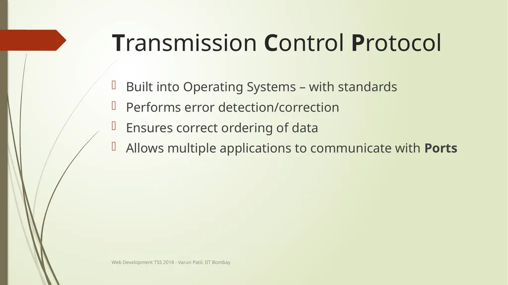 Web Development Technical Summer School 2018, IIT - slide 14 of 33
