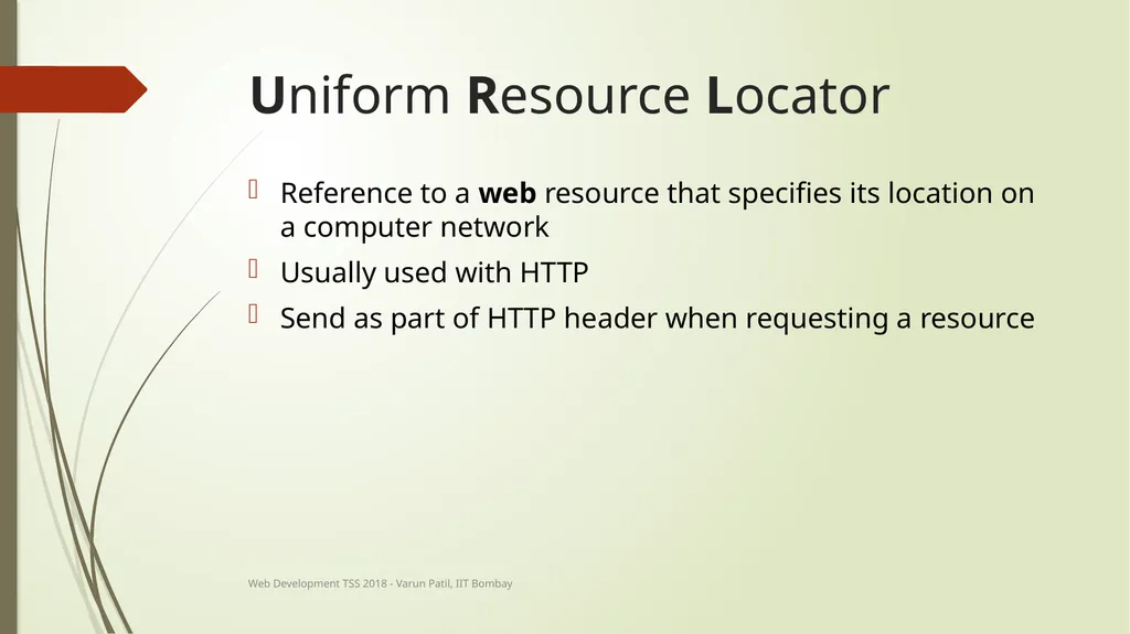 Web Development Technical Summer School 2018, IIT - slide 21 of 33