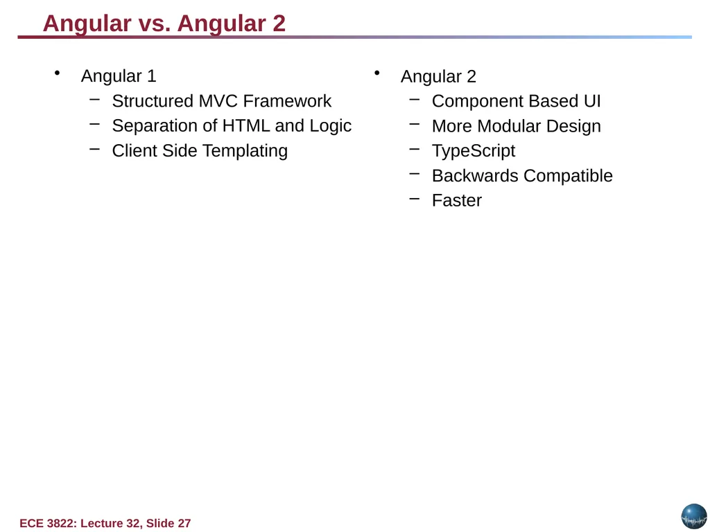 Objectives: Basic Web Application Model Web - slide 27 of 43