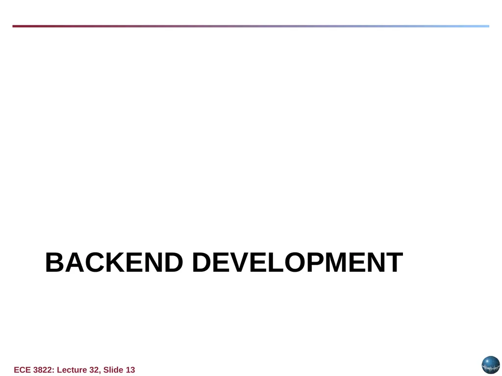 Objectives: Basic Web Application Model Web - slide 13 of 43