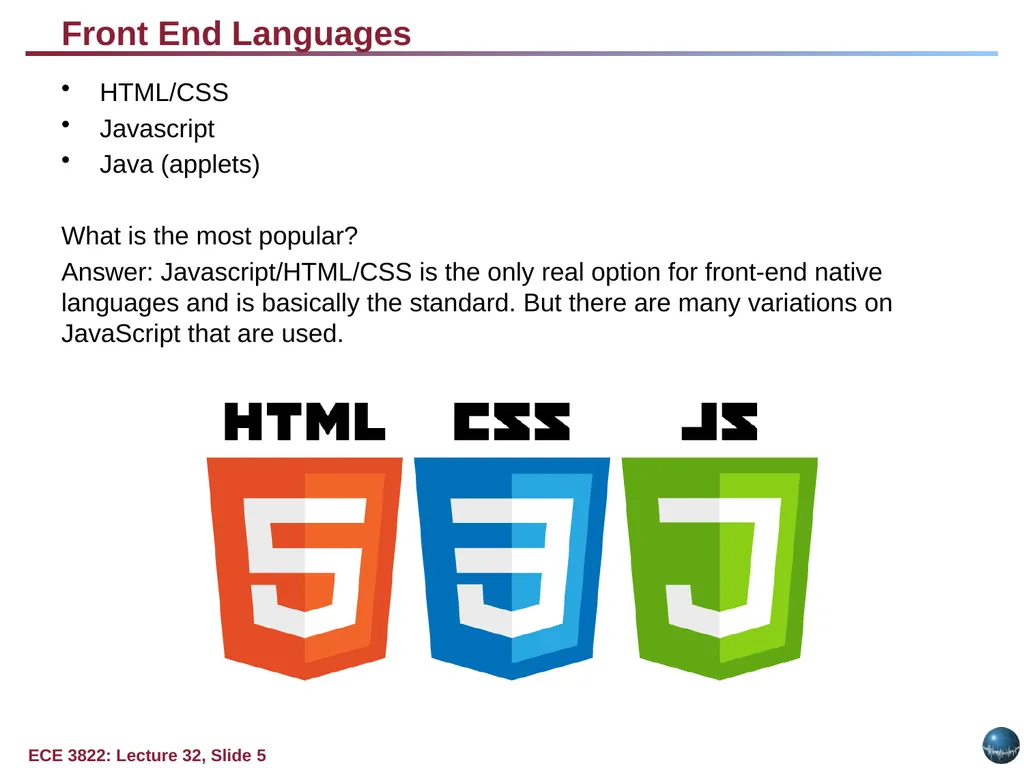 Objectives: Basic Web Application Model Web - slide 5 of 43
