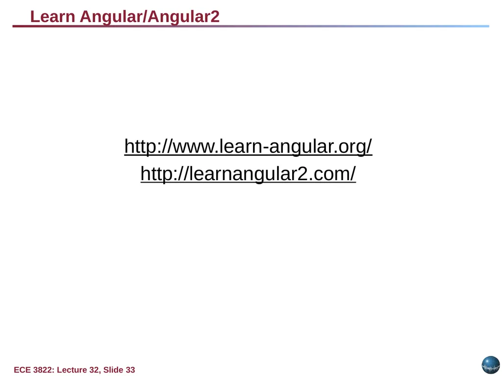 Objectives: Basic Web Application Model Web - slide 33 of 43