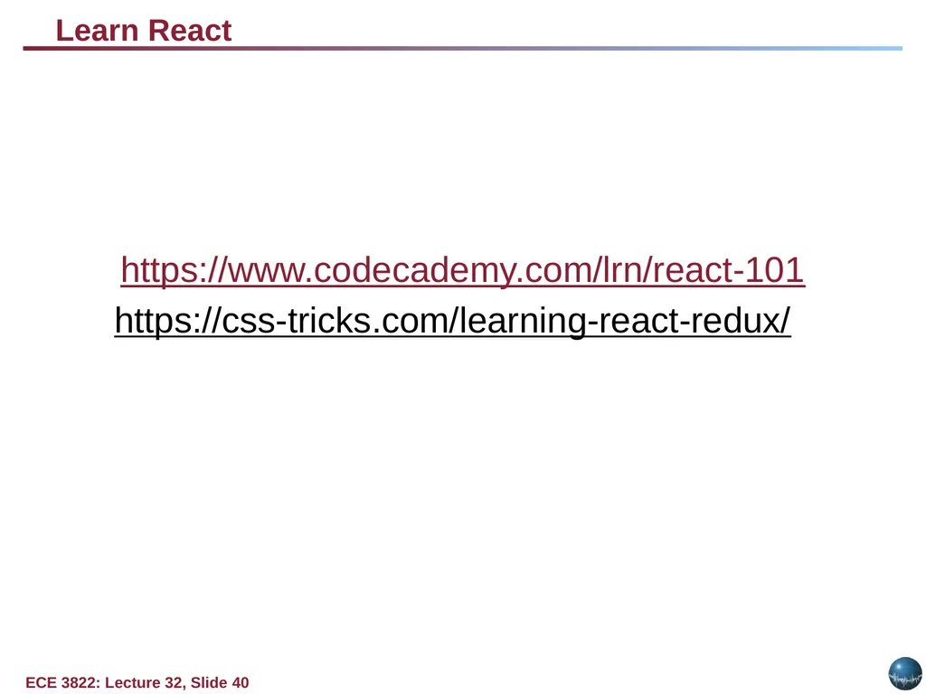 Objectives: Basic Web Application Model Web - slide 40 of 43
