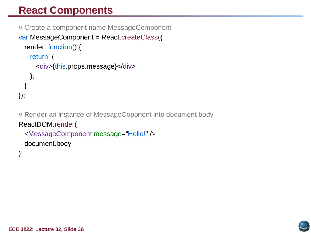 Objectives: Basic Web Application Model Web - slide 36 of 43