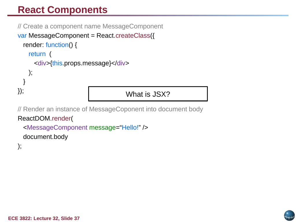 Objectives: Basic Web Application Model Web - slide 37 of 43