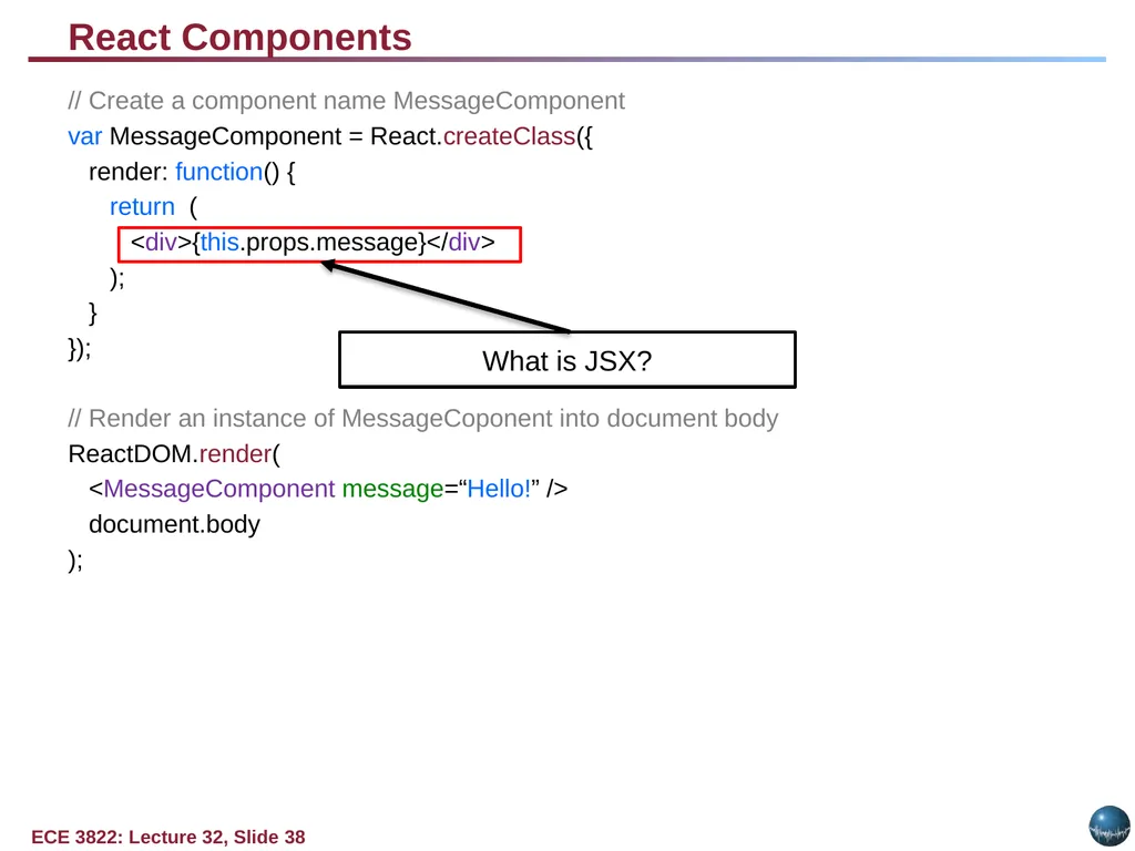 Objectives: Basic Web Application Model Web - slide 38 of 43