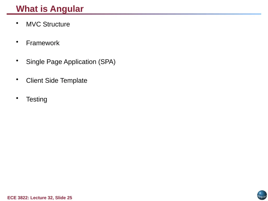 Objectives: Basic Web Application Model Web - slide 25 of 43