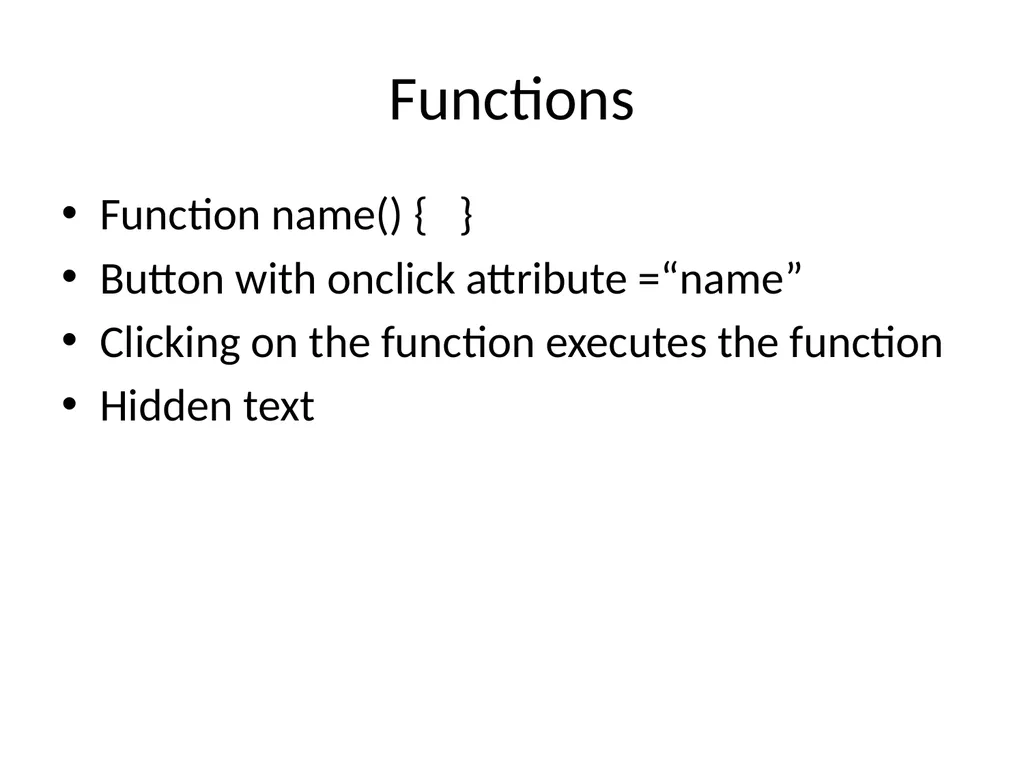 Web Programming – Java Script Association of - slide 7 of 8