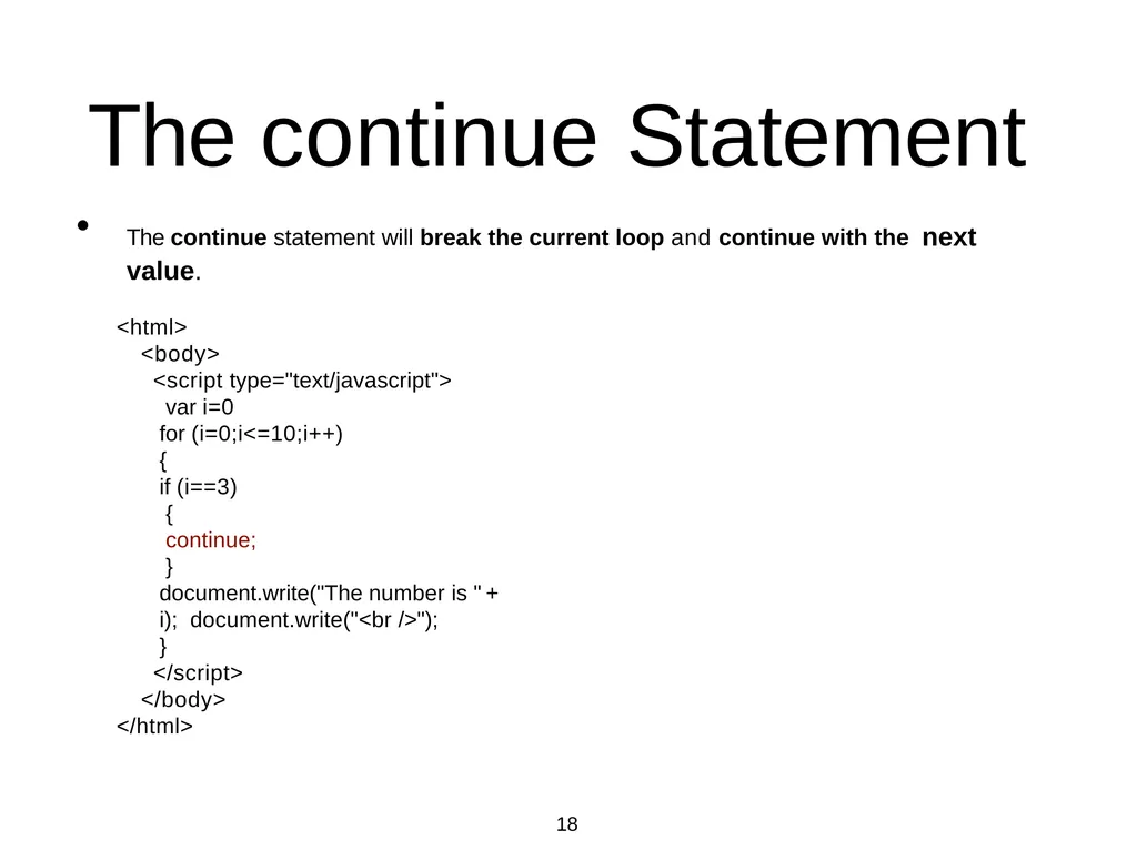 Introduction to Web Programming Lecture 9: - slide 18 of 28