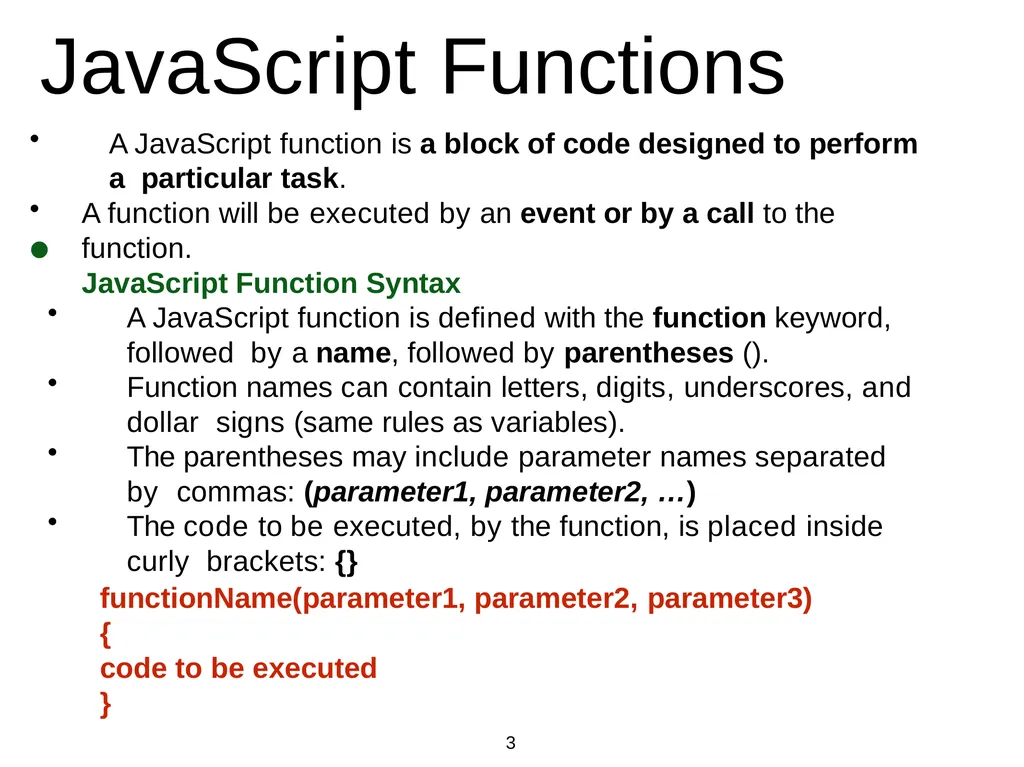 Introduction to Web Programming Lecture 9: - slide 3 of 28