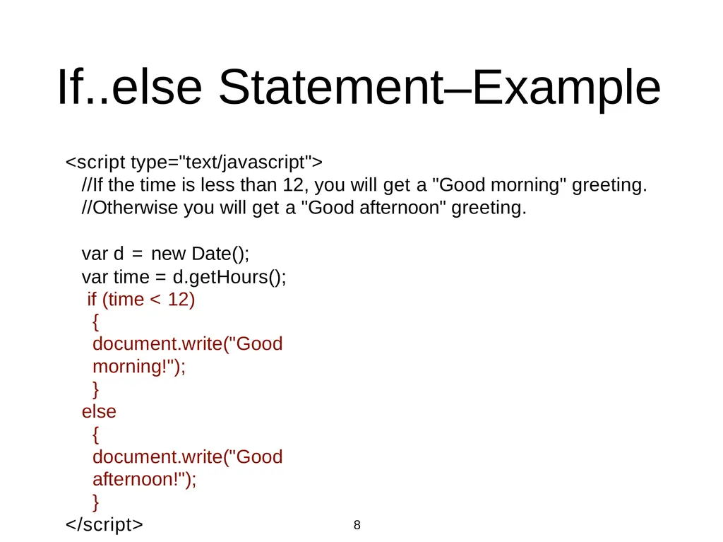 Introduction to Web Programming Lecture 9: - slide 8 of 28