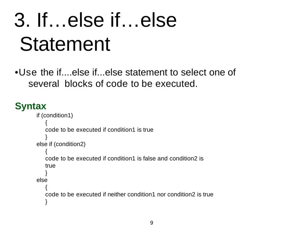 Introduction to Web Programming Lecture 9: - slide 9 of 28