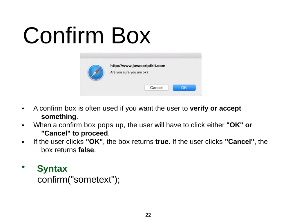 Introduction to Web Programming Lecture 9: - slide 22 of 28