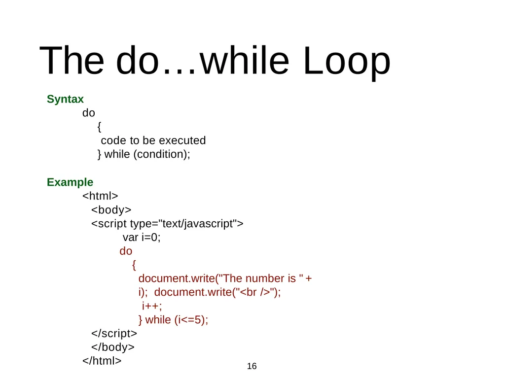 Introduction to Web Programming Lecture 9: - slide 16 of 28