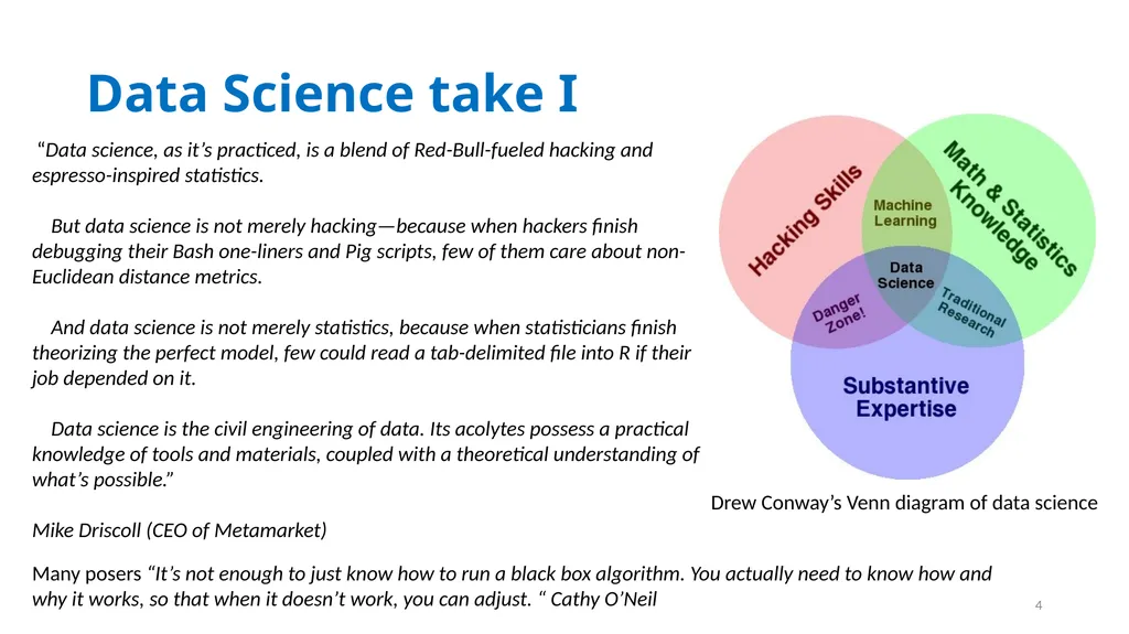 Introduction to Data Science Dr. Kalpakis, Fall - slide 4 of 11
