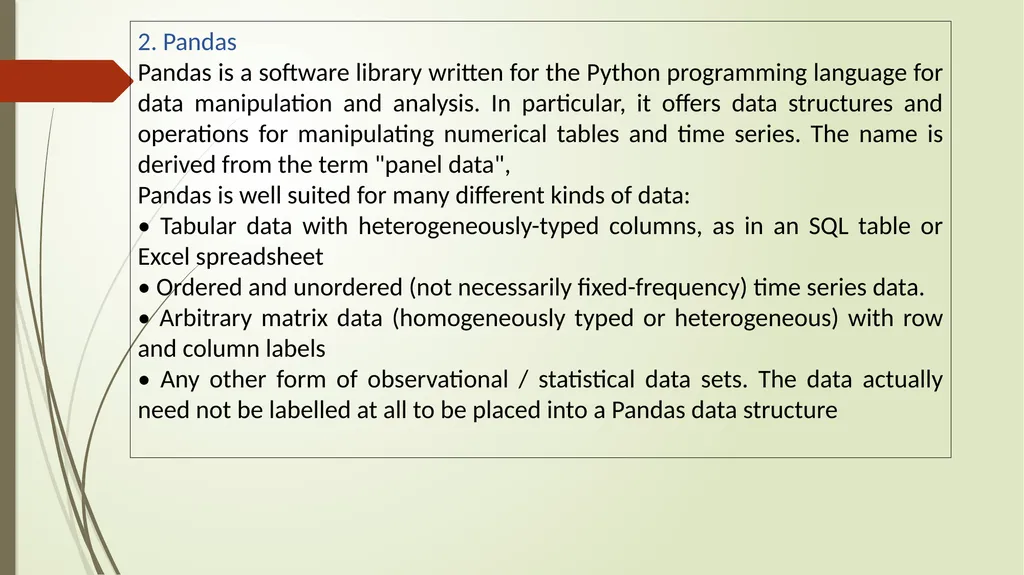 Chapter 3 Data science Introduction Artificial - slide 13 of 14