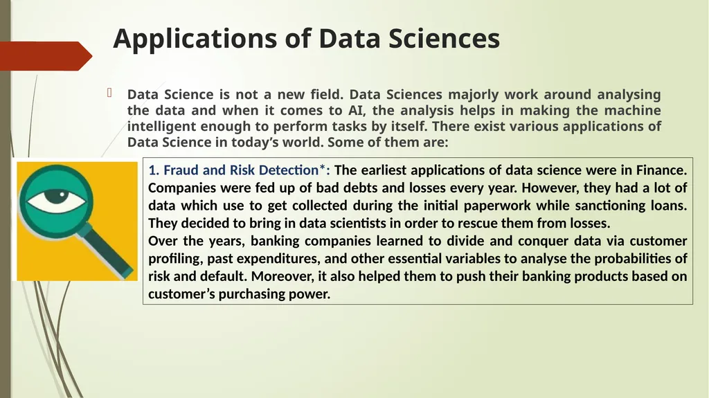 Chapter 3 Data science Introduction Artificial - slide 4 of 14