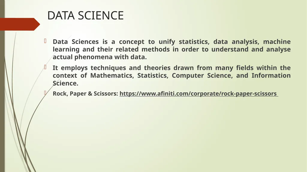Chapter 3 Data science Introduction Artificial - slide 3 of 14