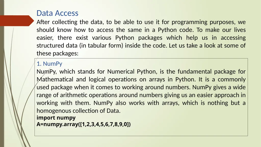 Chapter 3 Data science Introduction Artificial - slide 12 of 14