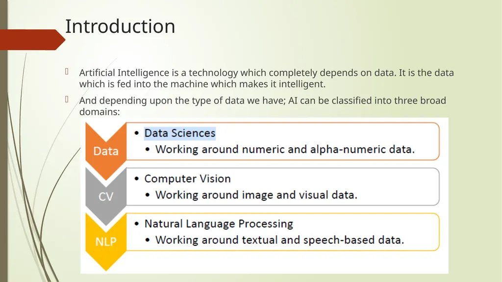 Chapter 3 Data science Introduction Artificial - slide 2 of 14