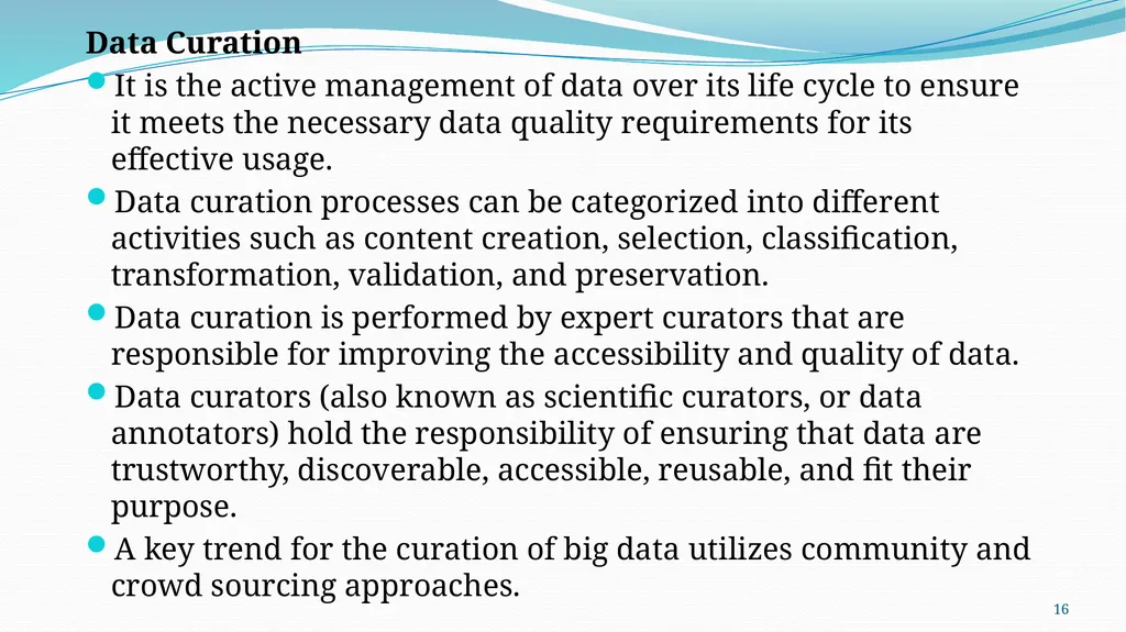 Introduction to Data Science Chapter Two 1 2 2.1 - slide 16 of 32