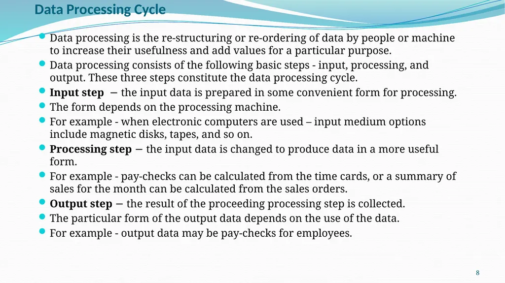 Introduction to Data Science Chapter Two 1 2 2.1 - slide 8 of 32