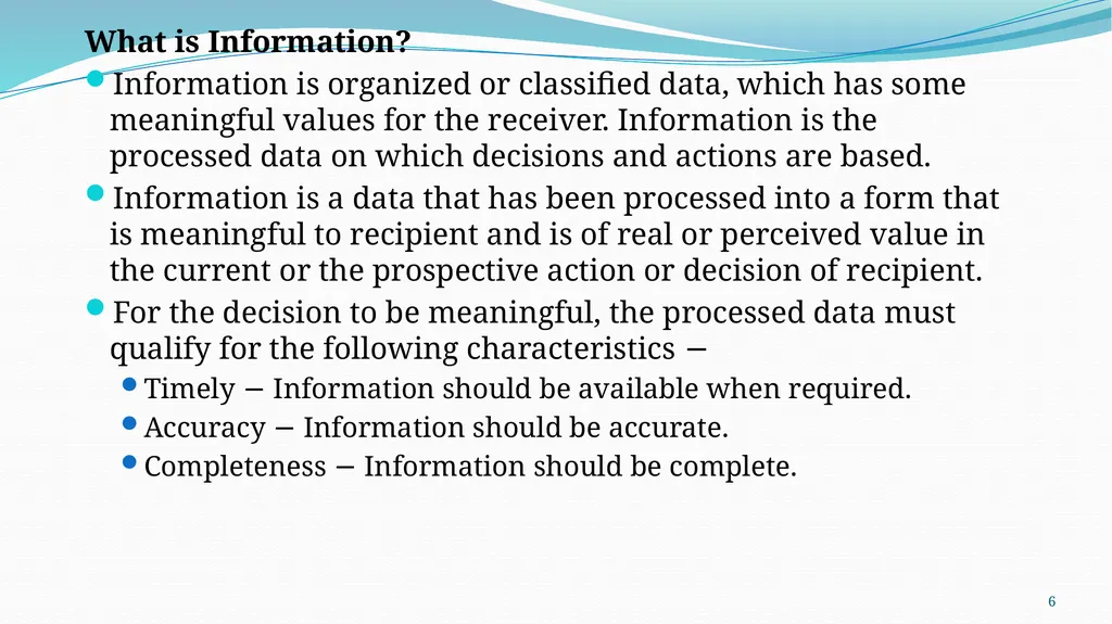 Introduction to Data Science Chapter Two 1 2 2.1 - slide 6 of 32