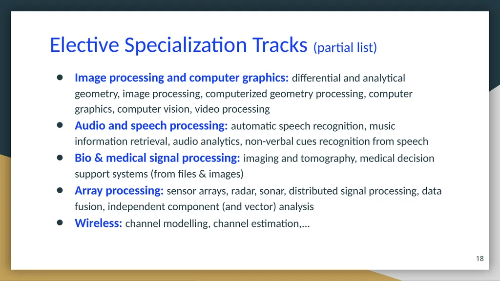 Data Science Education: The Signal Processing - slide 18 of 18