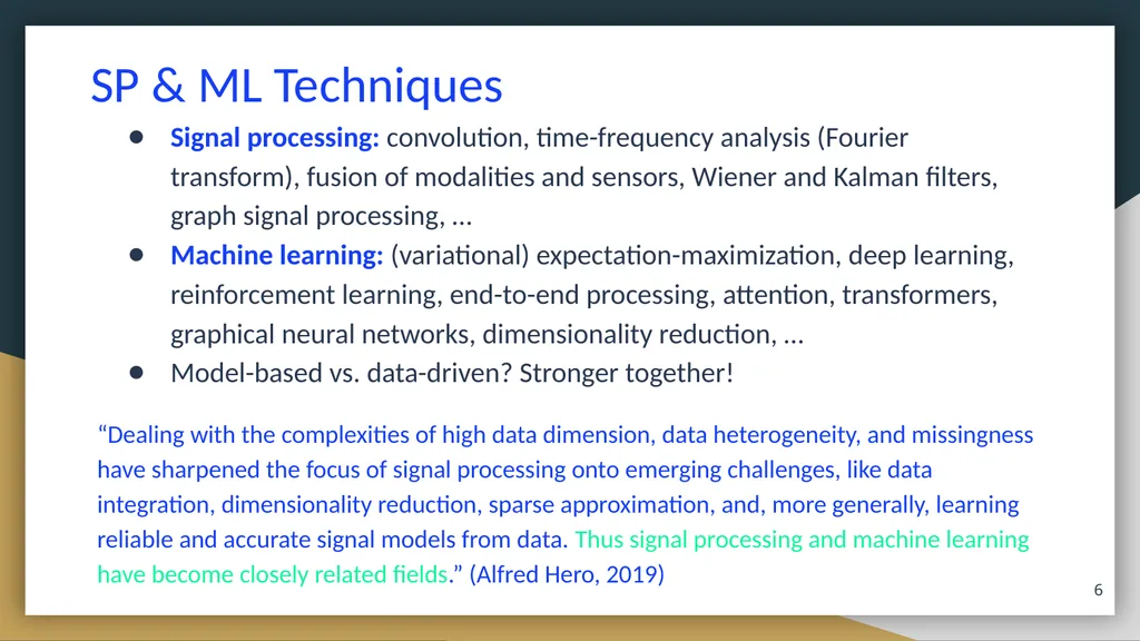 Data Science Education: The Signal Processing - slide 6 of 18