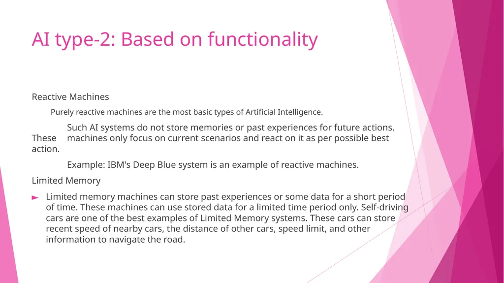 ARTIFICIAL INTELLIGENCE Piyali Chatterjee Types of - slide 6 of 27
