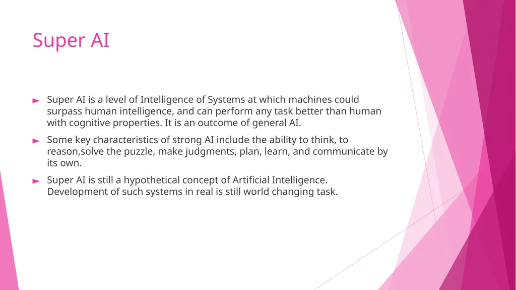 ARTIFICIAL INTELLIGENCE Piyali Chatterjee Types of - slide 5 of 27
