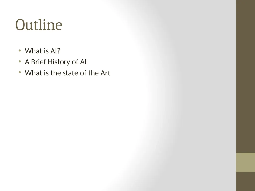 Artificial Intelligence CS482, CS682, MW 1 – 2:15, - slide 3 of 15