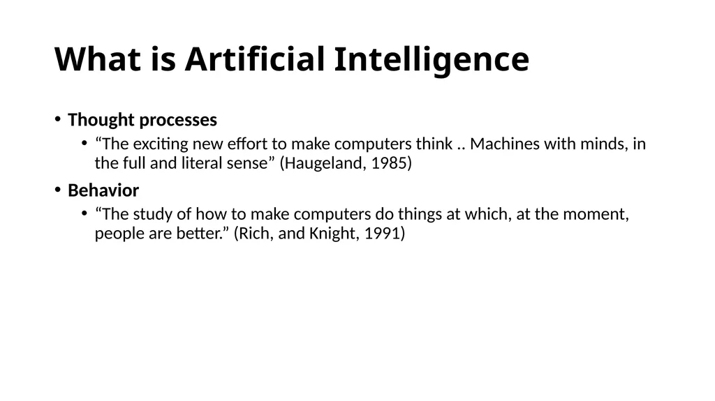 Introduction to Artificial Intelligence What is - slide 4 of 6