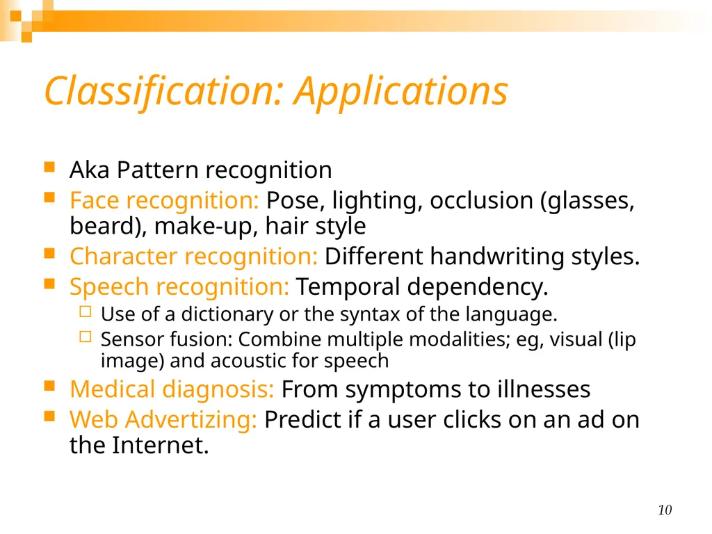 CHAPTER 1: Introduction 2 Why “Learn”? Machine - slide 10 of 21