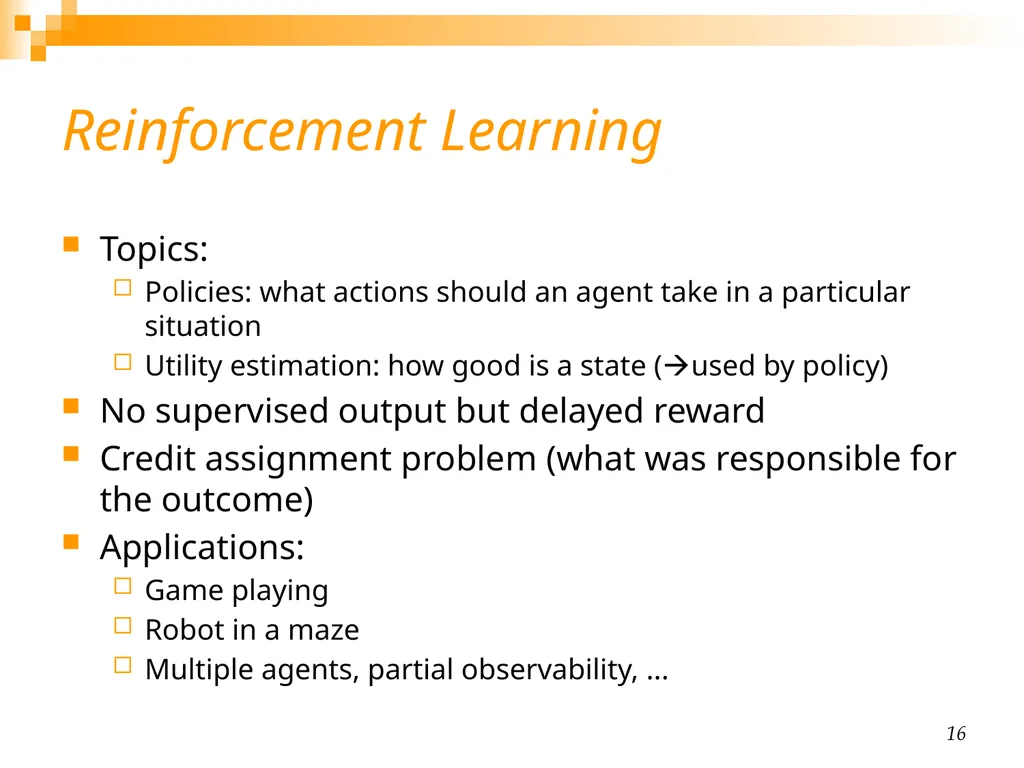 CHAPTER 1: Introduction 2 Why “Learn”? Machine - slide 16 of 21