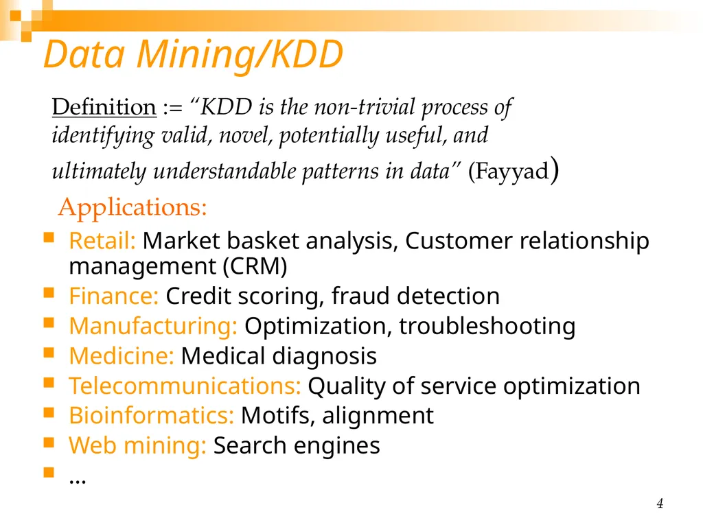CHAPTER 1: Introduction 2 Why “Learn”? Machine - slide 4 of 21