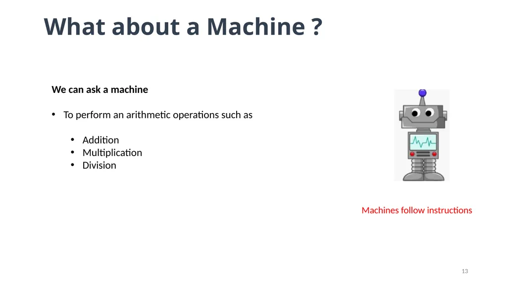 Lesson: 1 What is Machine Learning? (Layman’s - slide 13 of 52