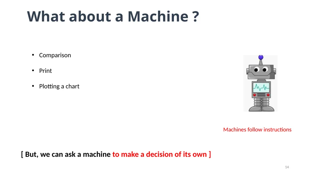 Lesson: 1 What is Machine Learning? (Layman’s - slide 14 of 52
