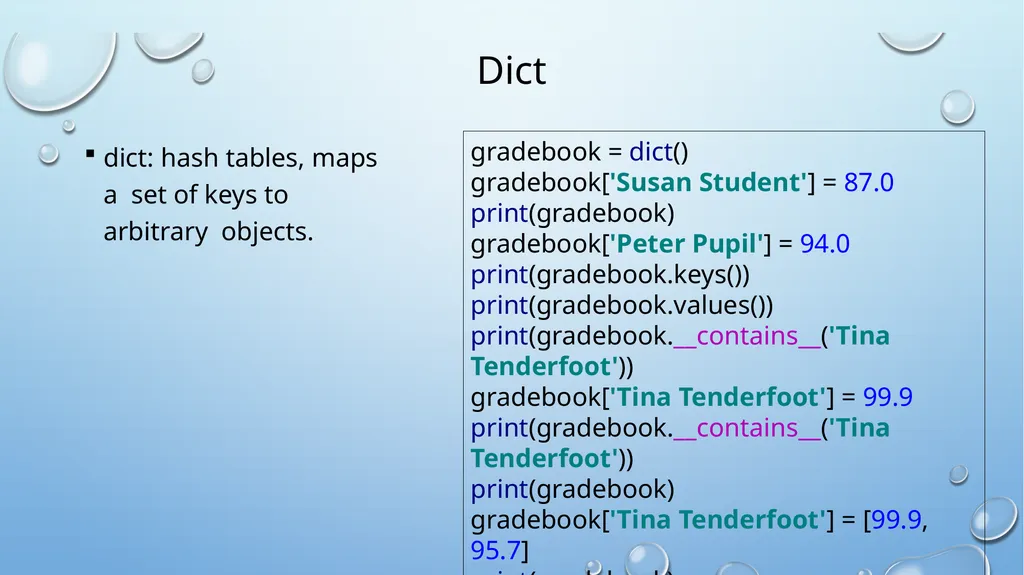 Introduction to Python About python Development - slide 26 of 38