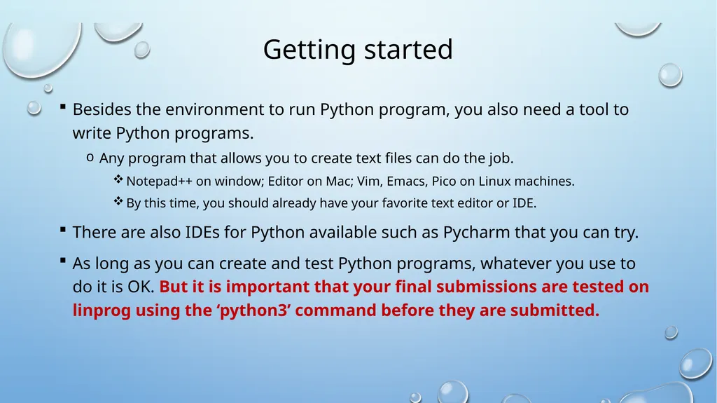 Introduction to Python About python Development - slide 5 of 38
