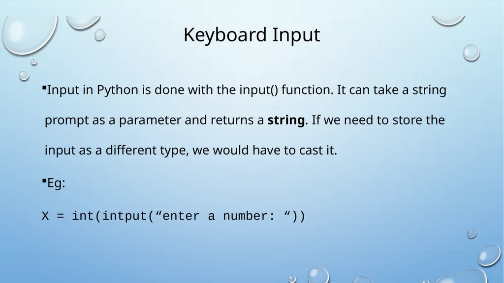 Introduction to Python About python Development - slide 27 of 38