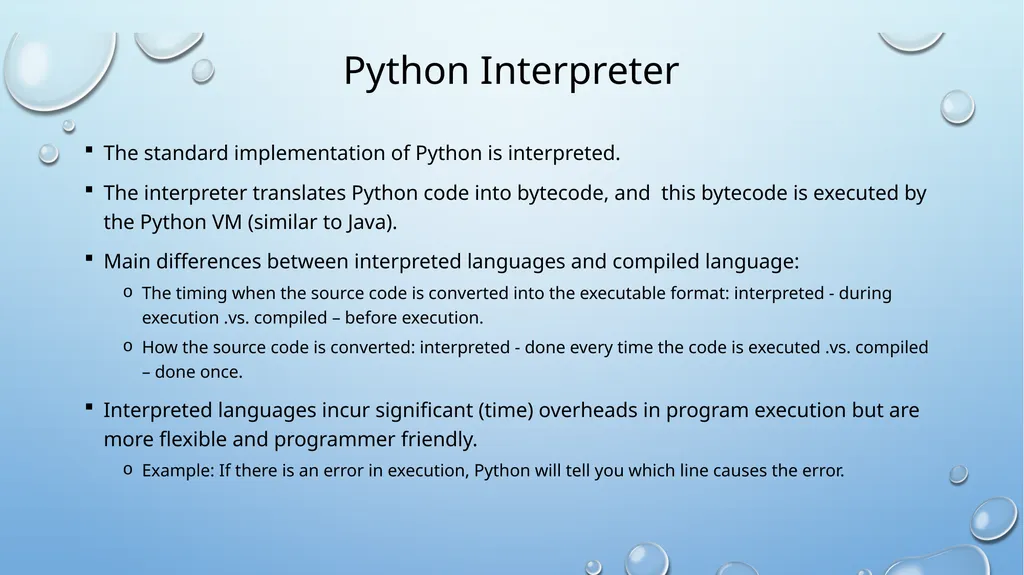 Introduction to Python About python Development - slide 6 of 38