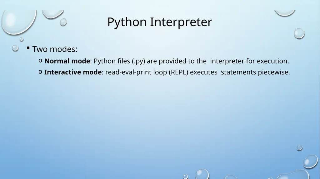 Introduction to Python About python Development - slide 7 of 38