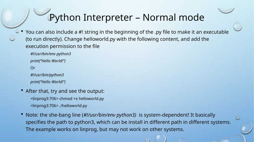 Introduction to Python About python Development - slide 9 of 38