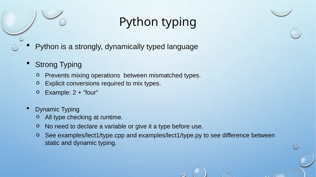 Introduction to Python About python Development - slide 12 of 38